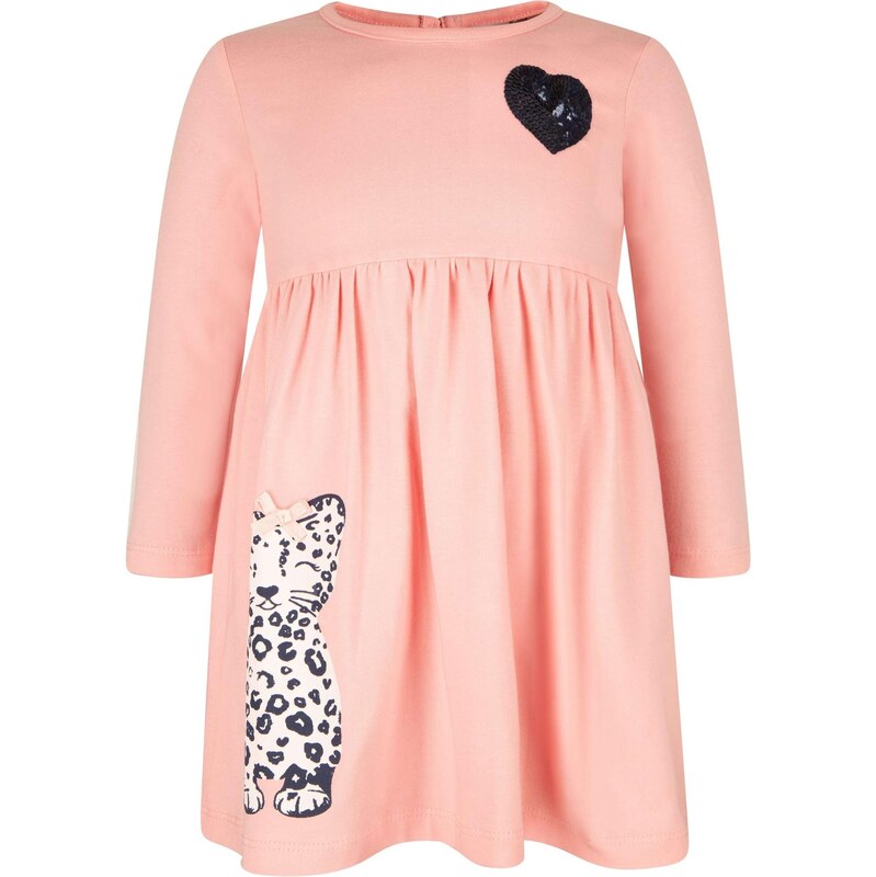 happy girls Šaty ružová / čierna / biela 66382641