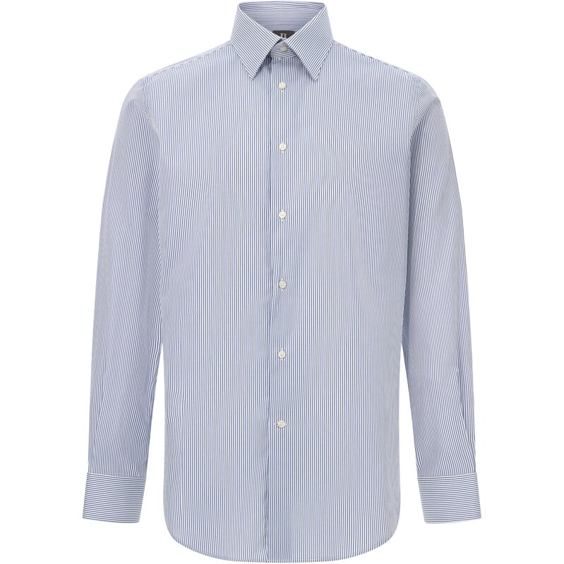 Boggi Milano Košeľa námornícka modrá / biela 66382657