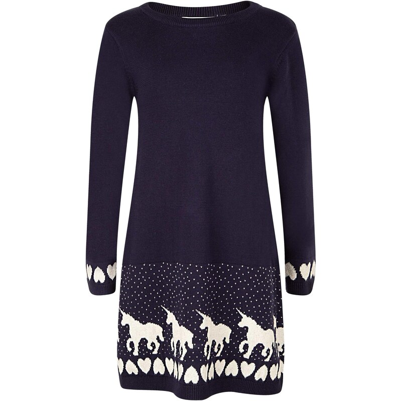 happy girls Šaty námornícka modrá / biela 66382635