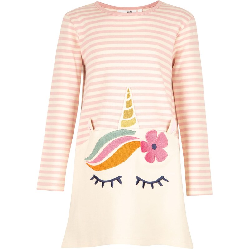 happy girls Šaty zmiešané farby / ružová 66382639