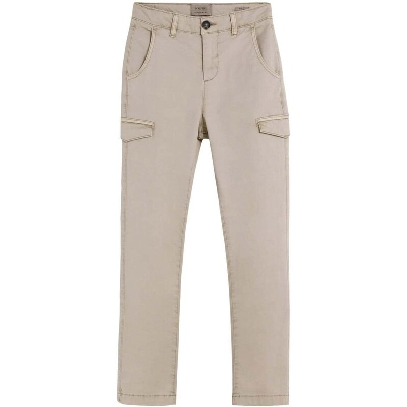 Scalpers Nohavice béžová 66382802