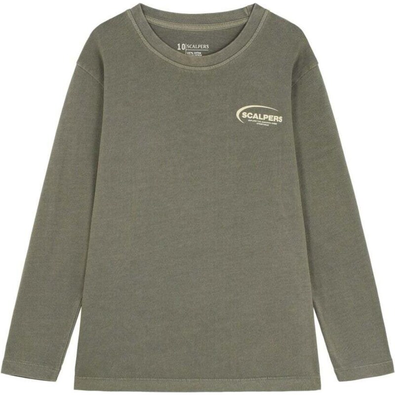 Scalpers Tričko Scworldlstee kaki 66382843