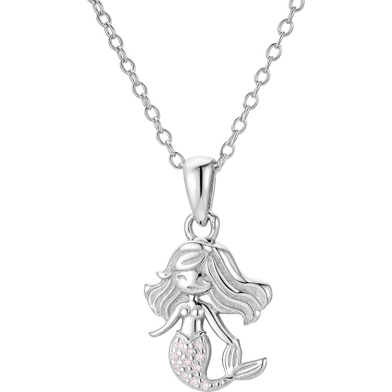 Olivie Strieborný detský náhrdelník MORSKÁ Panna 9941 66381169