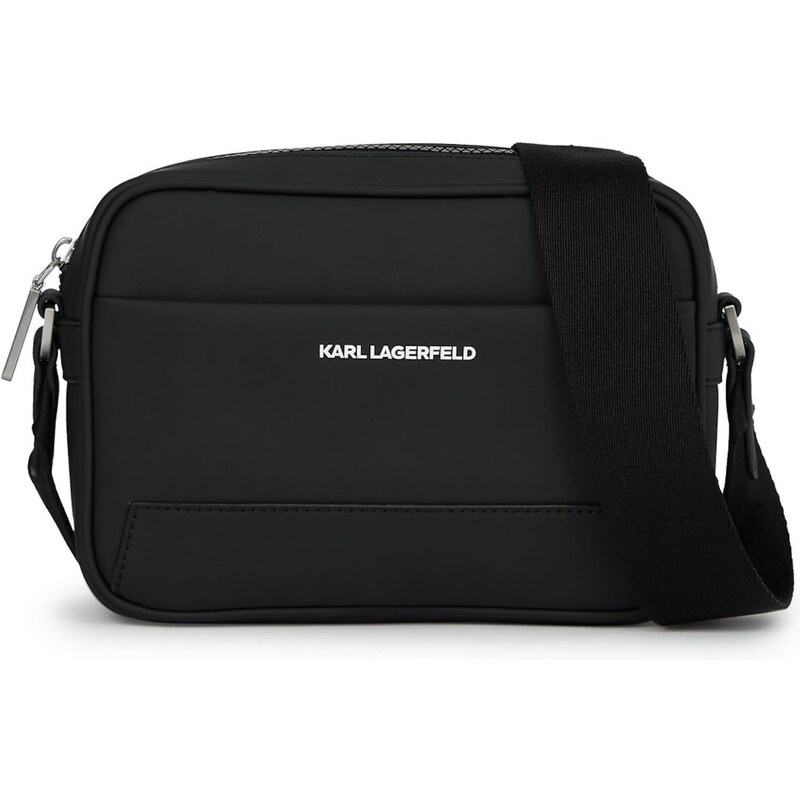 Karl Lagerfeld Taška cez rameno čierna / prírodná biela 66382915