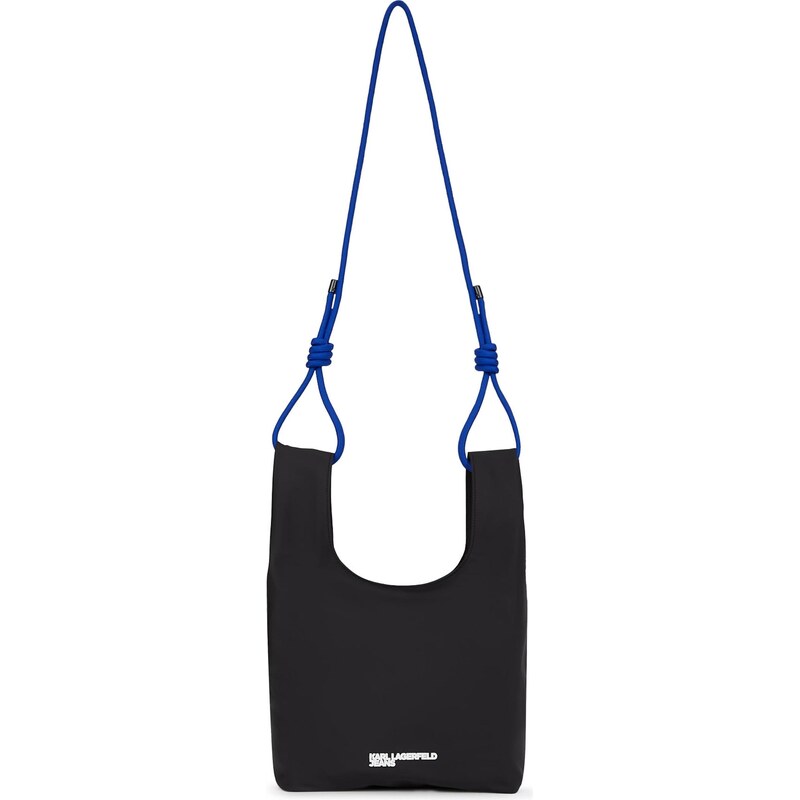 KARL LAGERFELD JEANS Kabelka CORD čierna / prírodná biela 66382912