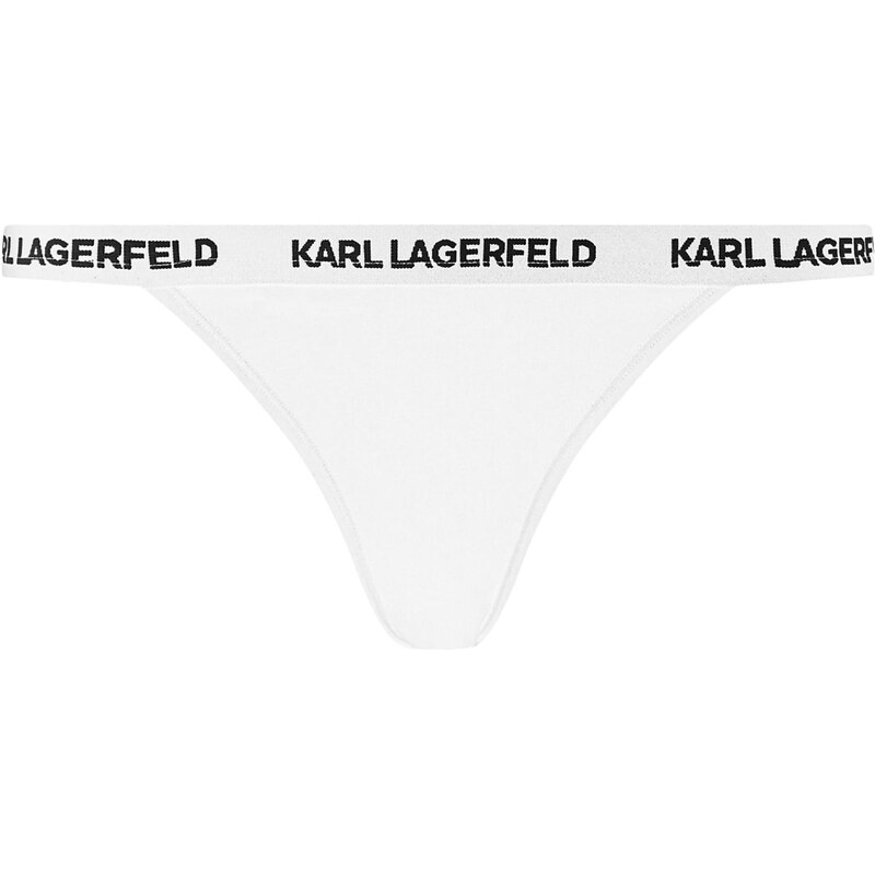 Karl Lagerfeld Nohavičky čierna / biela 66382947