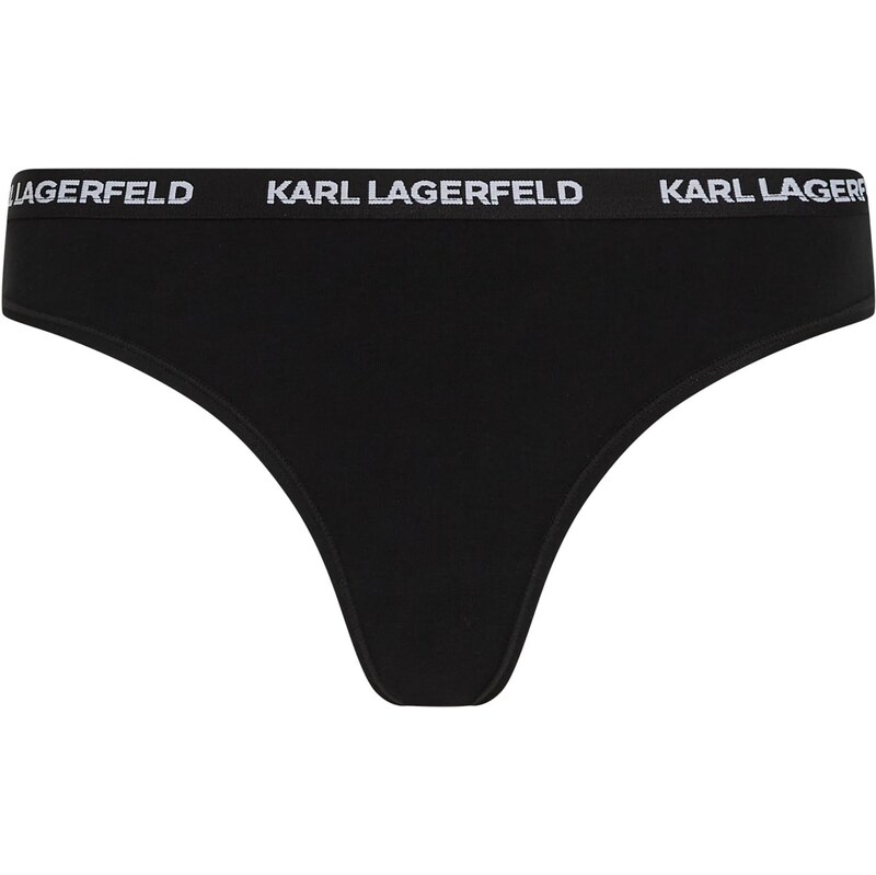 Karl Lagerfeld Nohavičky čierna / biela 66382948