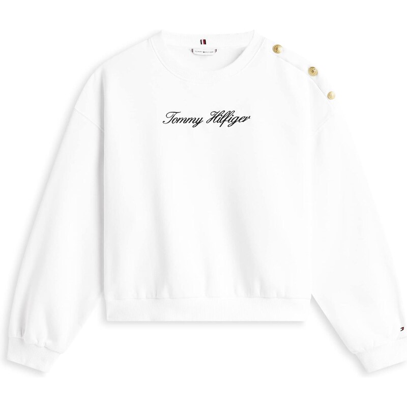 TOMMY HILFIGER Mikina tmavomodrá / biela 66383141