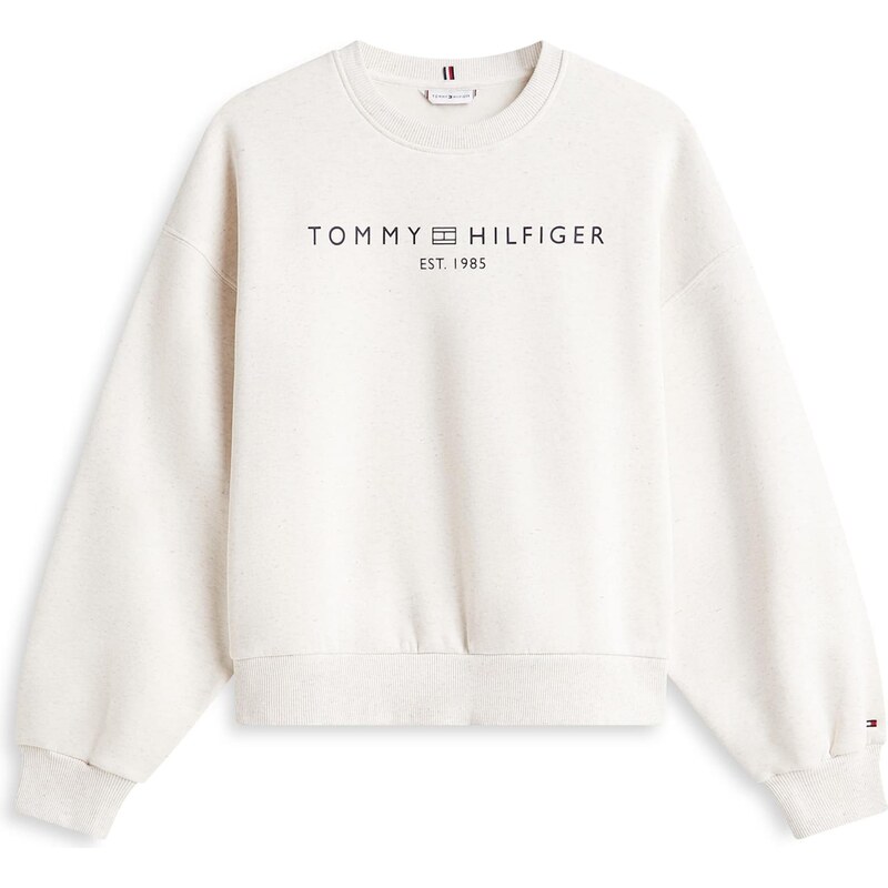 TOMMY HILFIGER Mikina čierna / biela melírovaná 66383138