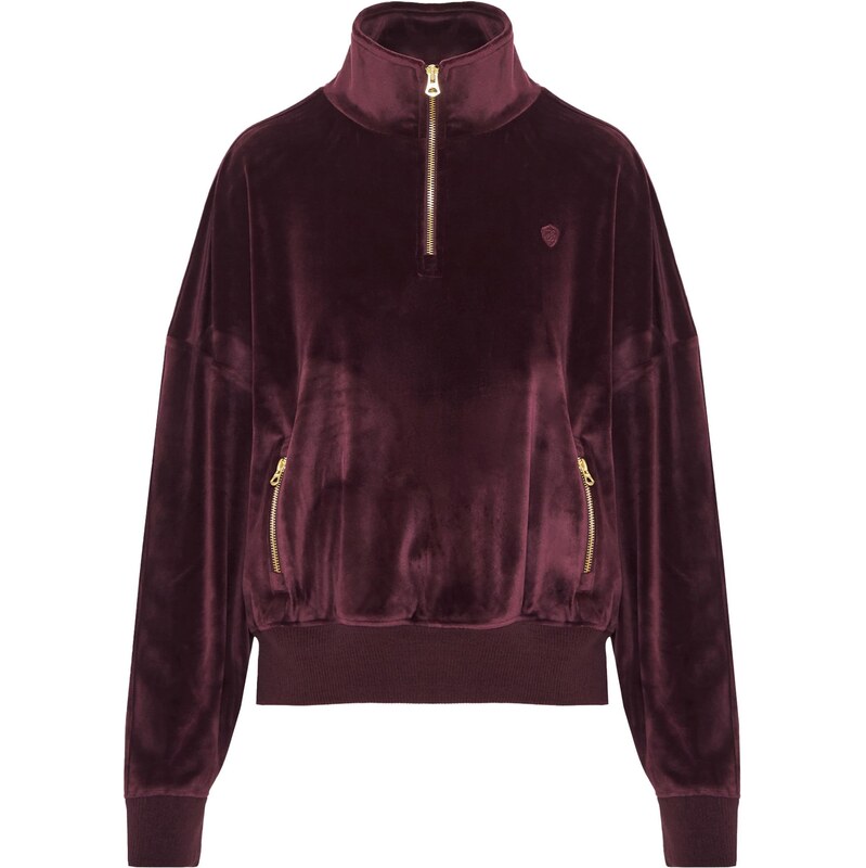 Funky Buddha Sveter burgundská 66383400