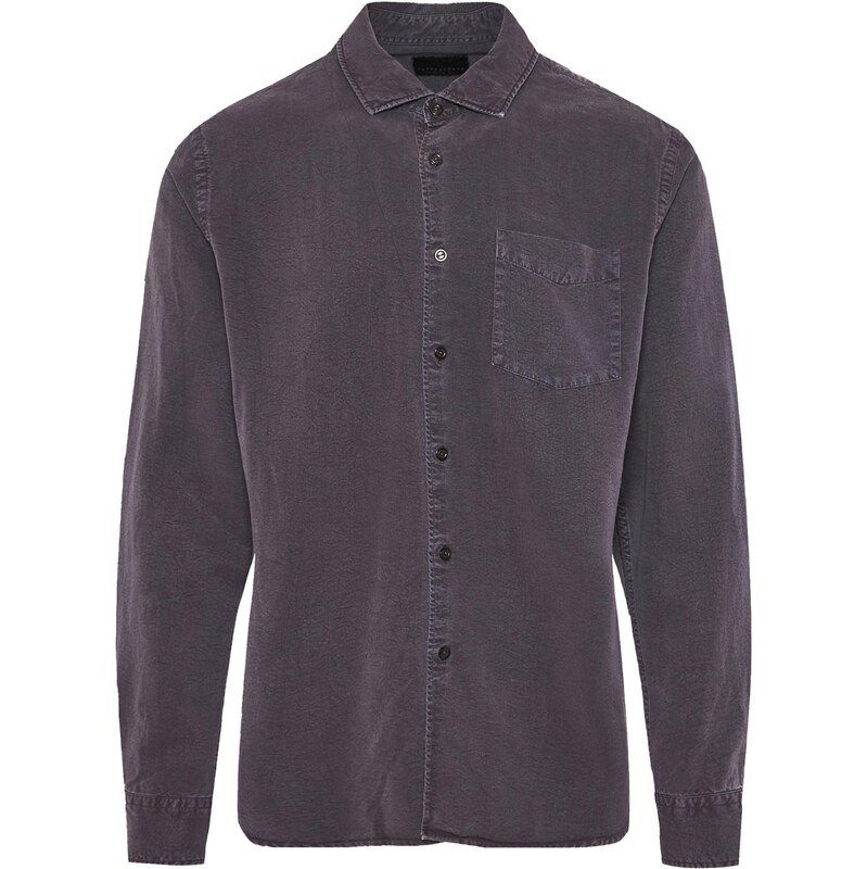 Funky Buddha Košeľa sivá 66383396