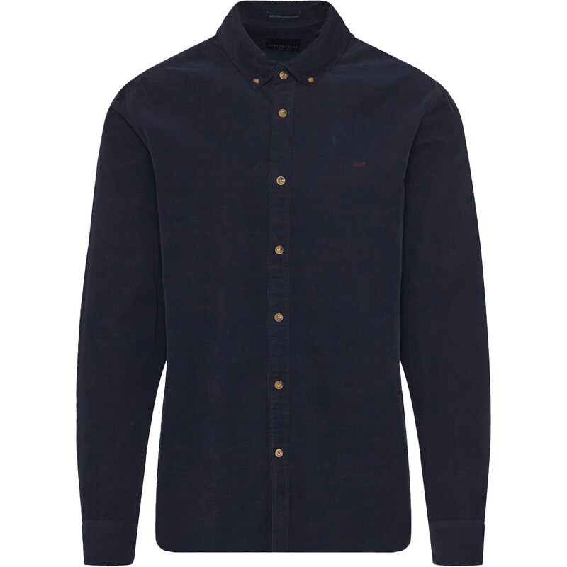 Funky Buddha Košeľa námornícka modrá 66383355