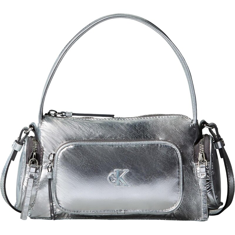 Calvin Klein Kabelka na rameno strieborná 66383449