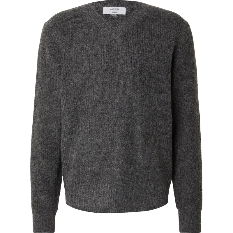 DAN FOX APPAREL Sveter Devin sivá melírovaná 66383461