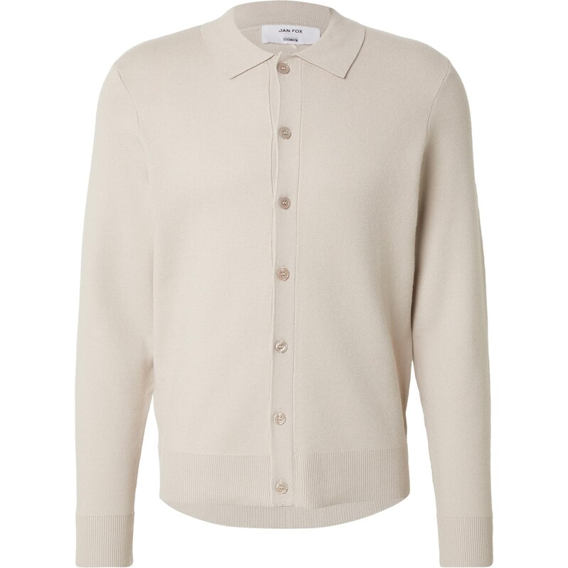 DAN FOX APPAREL Kardigán Berat svetlosivá 66383462