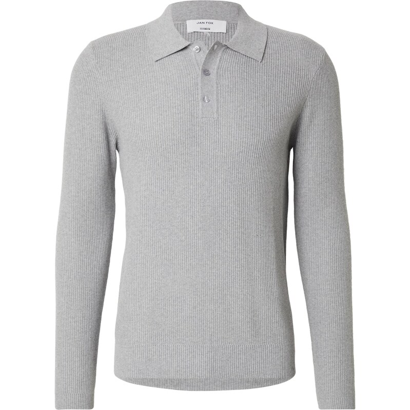 DAN FOX APPAREL Tričko Curt sivá melírovaná 66383463