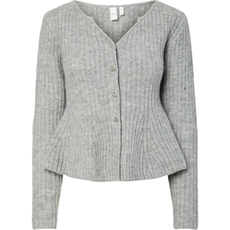 YAS Kardigán YASDolly sivá melírovaná 66383476