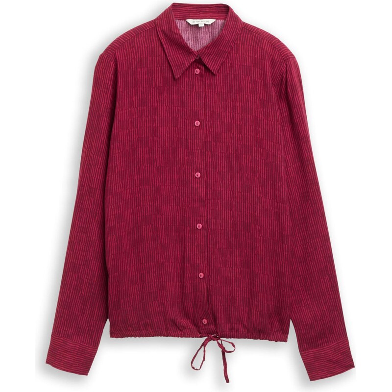 TOM TAILOR Blúzka burgundská / brusnicová 66383534