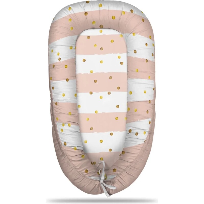 Sablio Hniezdočko pre bábätko Pruhy a zlaté bodky 65114213