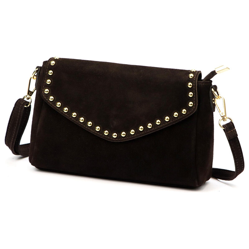 Kožená kabelka Luka hnedá KZ2260040 66389373