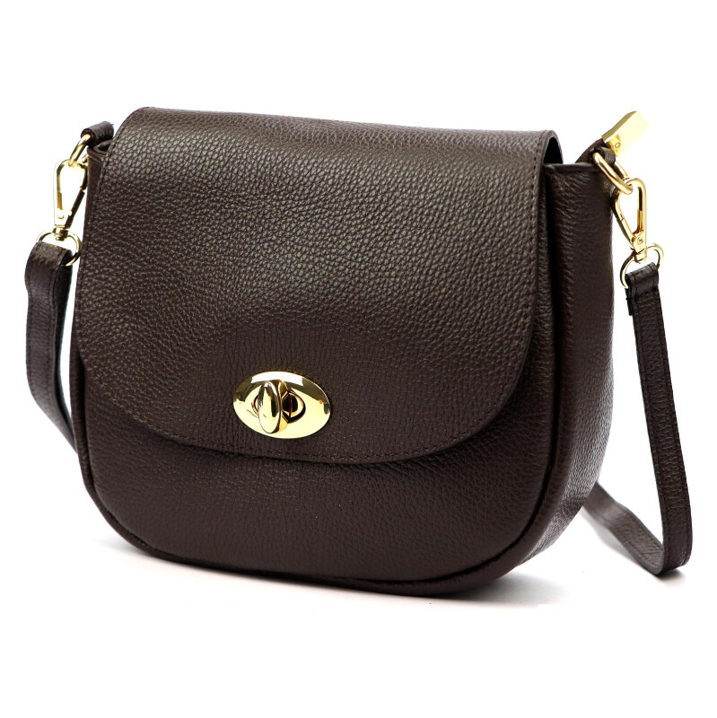 Kožená kabelka Luka hnedá KZ2260070 66389378