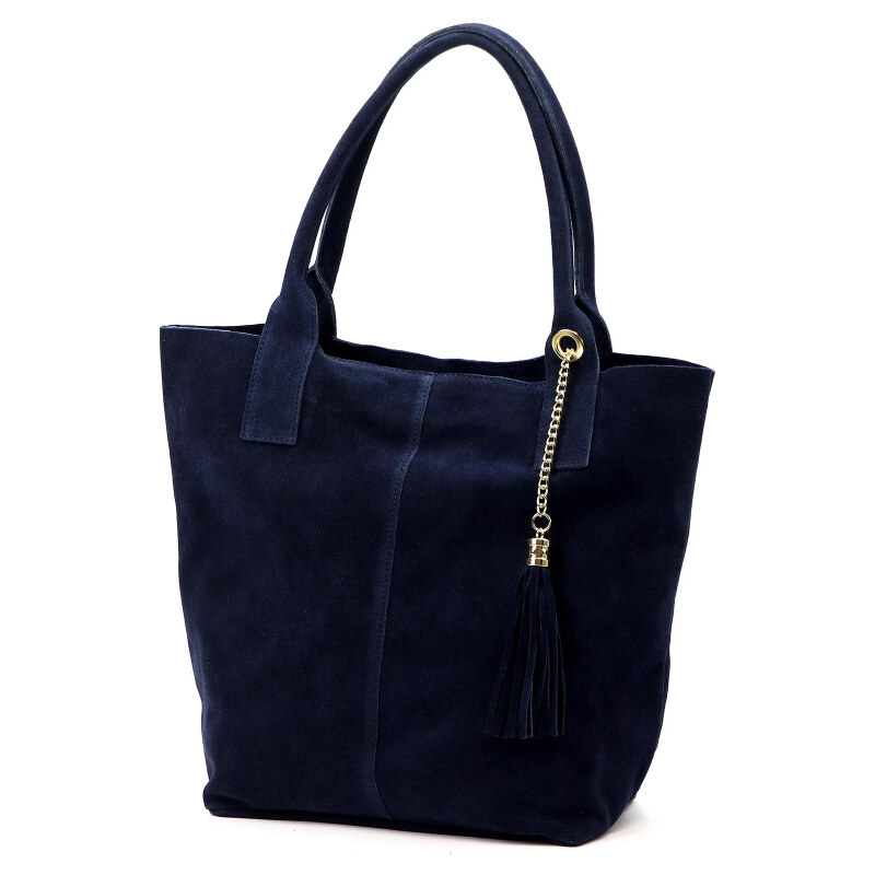 Kožená kabelka Luka modrá KZ2259797 66389395