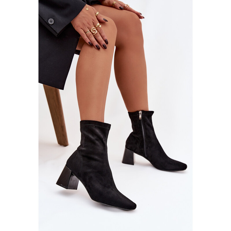 Boto Dámske členkové topánky na podpätku Olianne 66465038