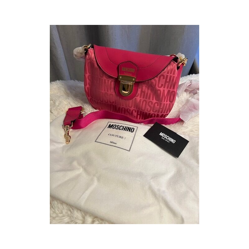 Dámska kabelka MOSCHINO pinky 66390103