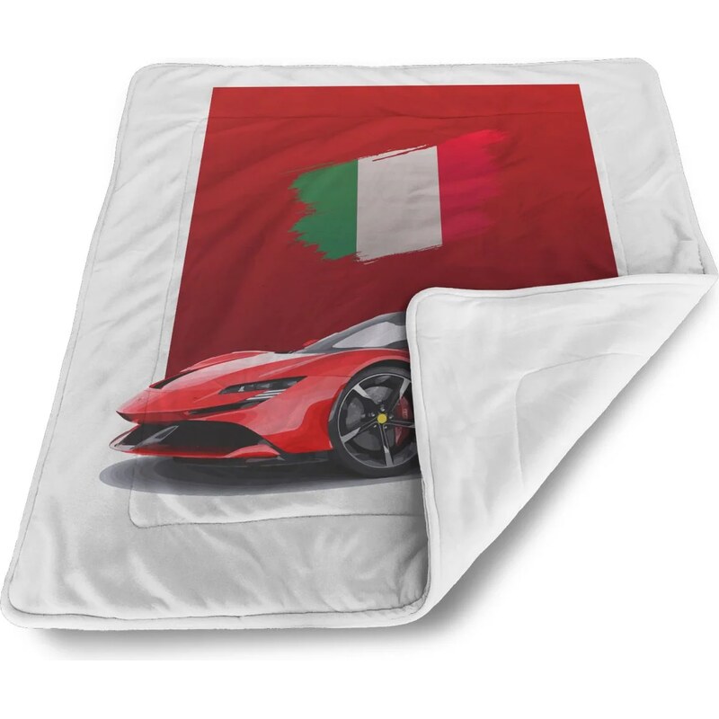Sablio Deka pre bábätko Ferrari Talianska vlajka na červenom bloku 62633492