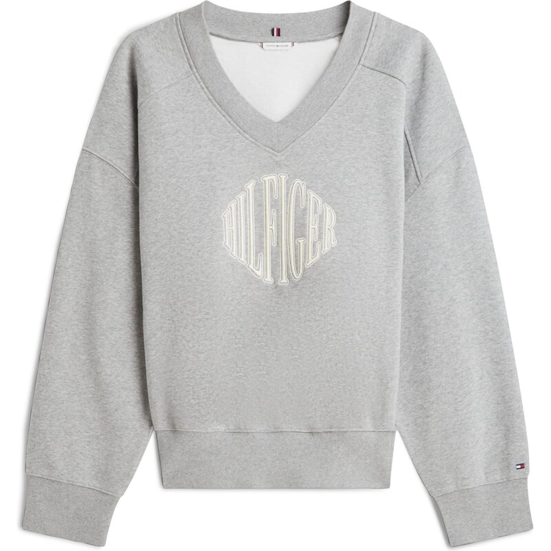 TOMMY HILFIGER Mikina VARSITY béžová / sivá 66392831