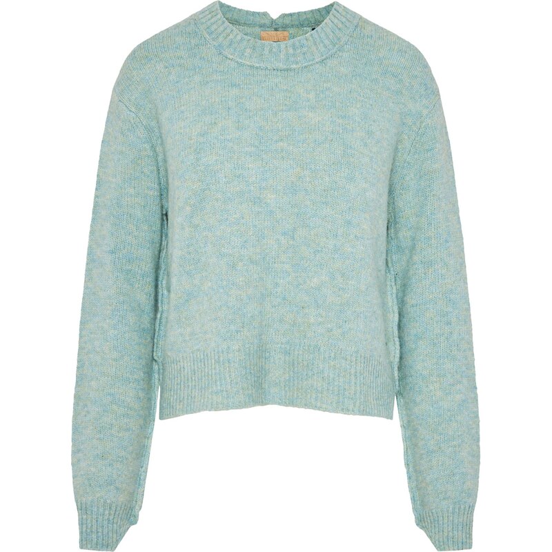 Funky Buddha Sveter pastelovo modrá / pastelovo zelená 66392895