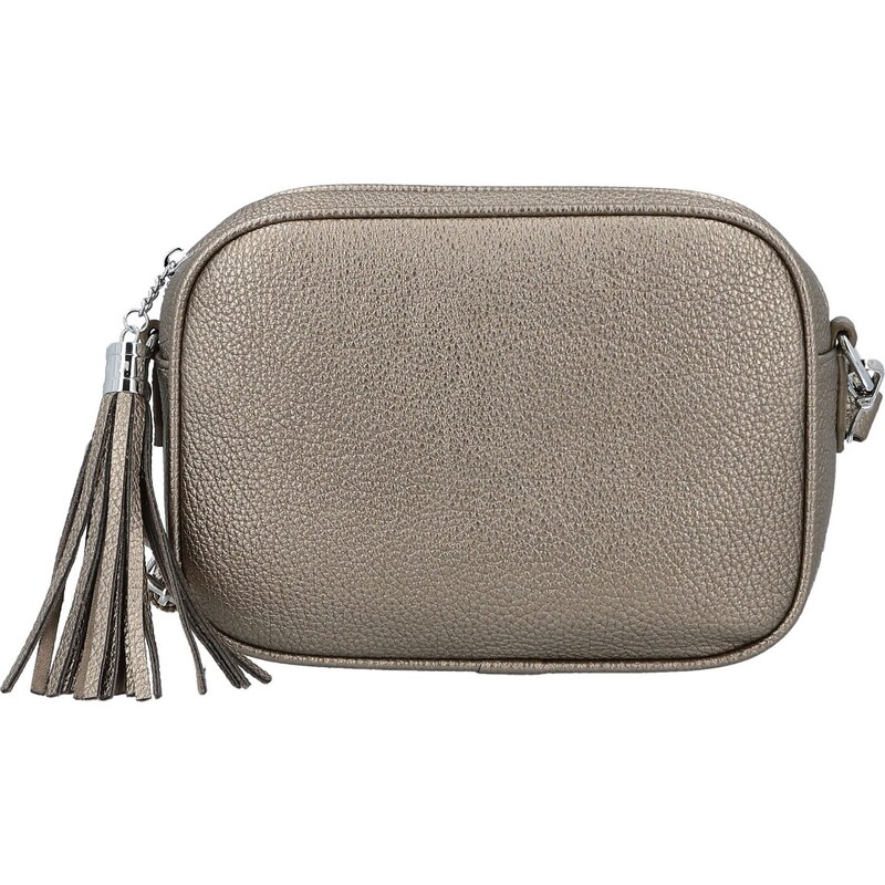 Dámska crossbody kabelka bronzová - Paolo bags Ilana bronzová 66455122