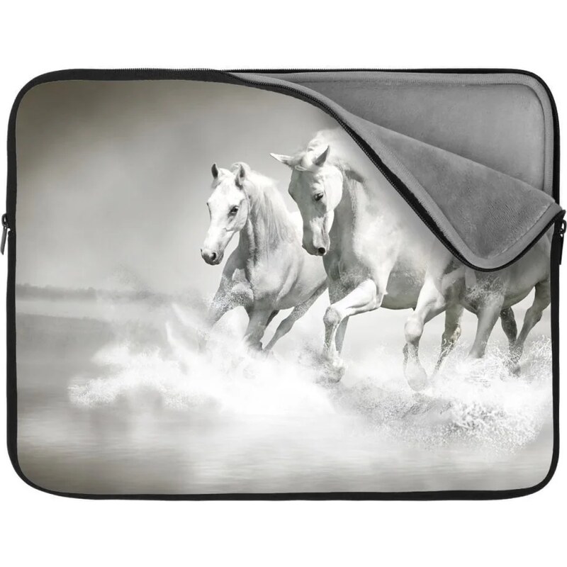 Sablio Obal na notebook Biele kone 65424549