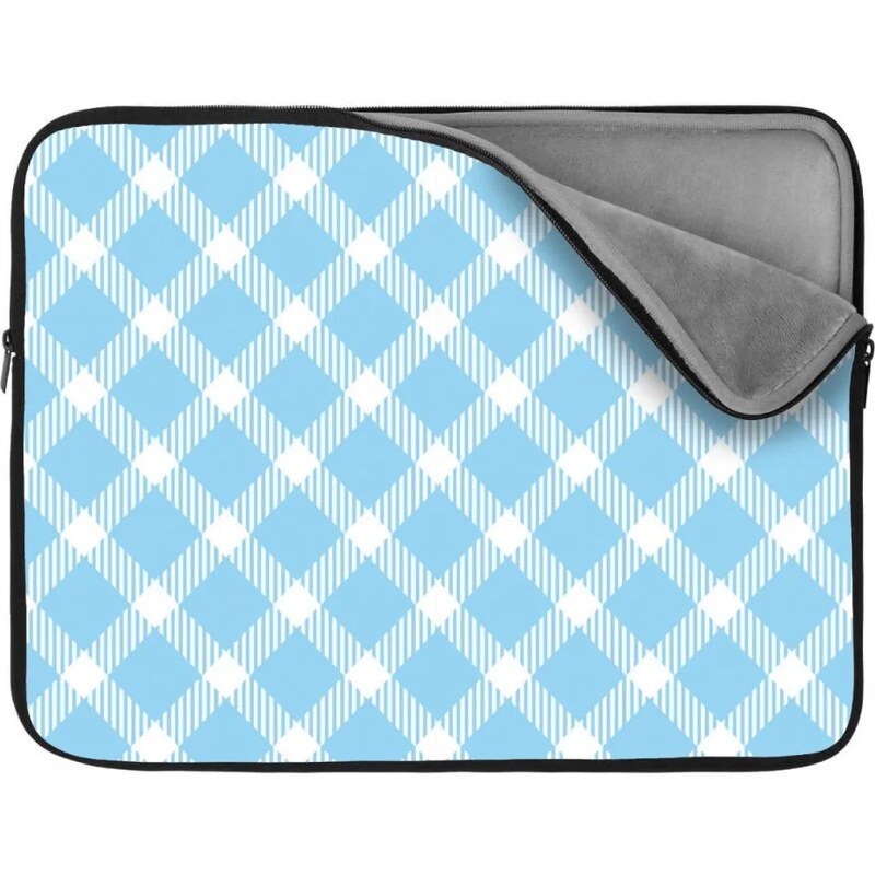 Sablio Obal na notebook Modro-biele štvorce 65430286