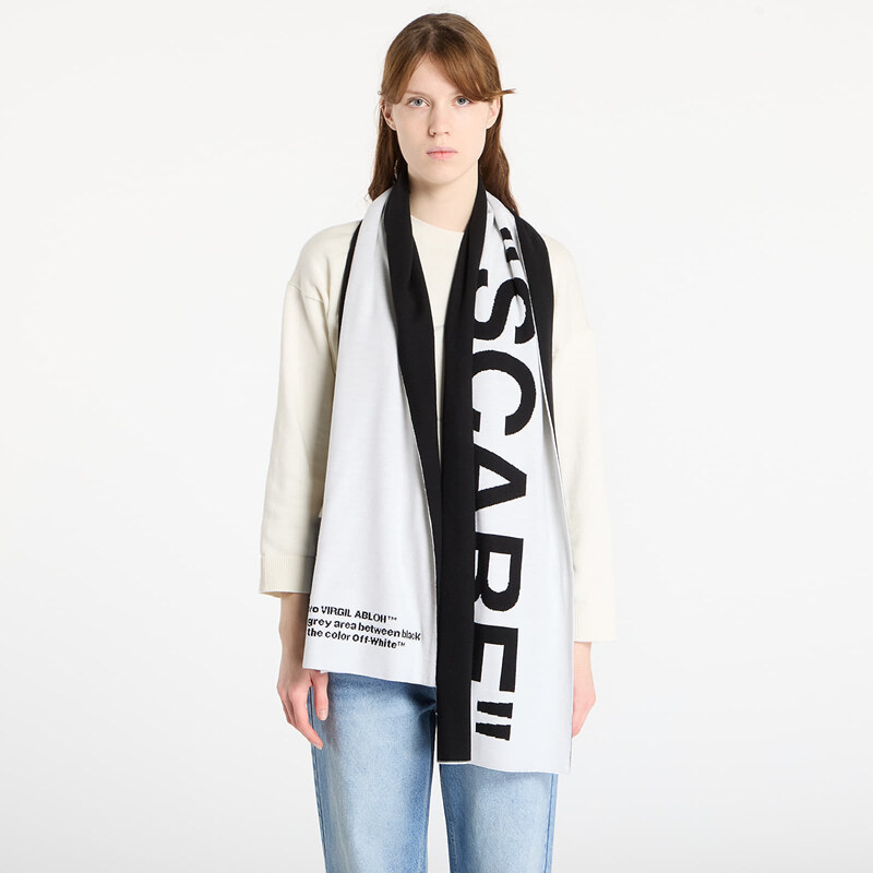 Šál Off-White Quotes Scarf White/ Black Universal 66393144