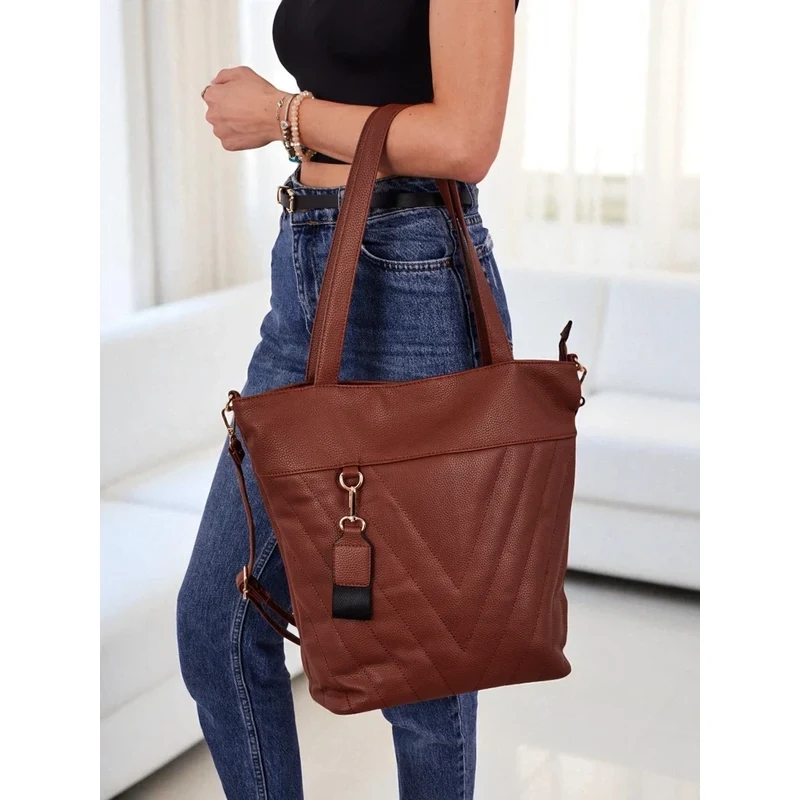 Resti Aurora Grande Camel – shopper ecoskora A4 stylish womens bag 66394854