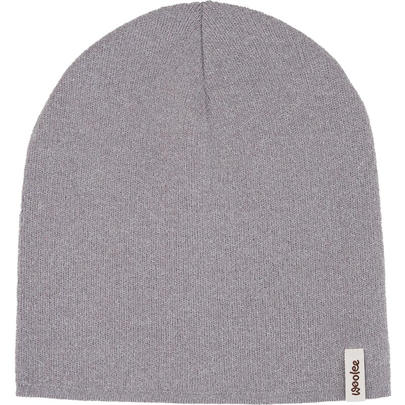 Vlnka Vlnená čiapka Merino s kašmírom sivá 66396564