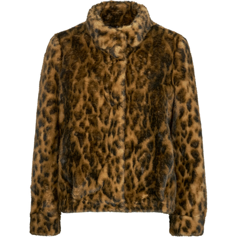 Guess Kabáty LUNA FAUX FURE LEOPARD Guess 66396539