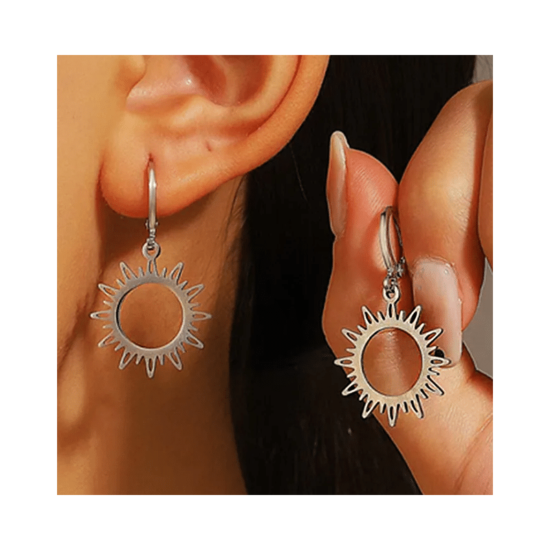 Oceľové náušnice Glare 703 66397657