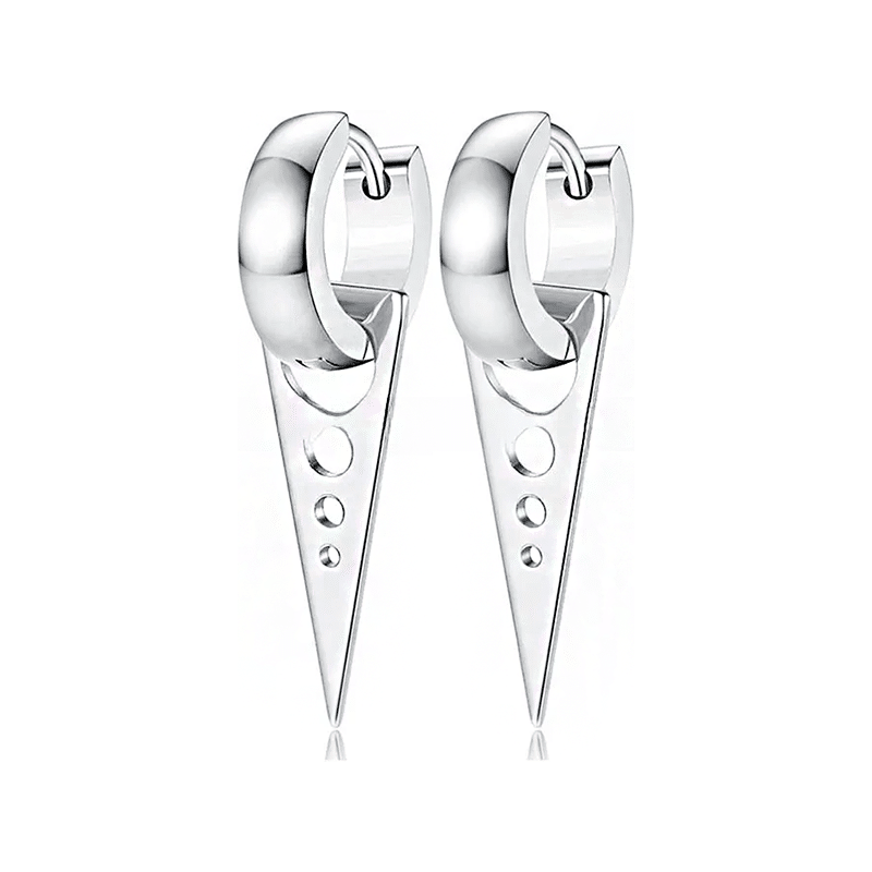 Oceľové náušnice Glare 718 66397672