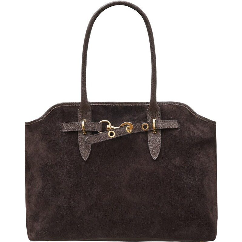 Glamorous by GLAM Kabelka z broušené kůže přes rameno tmavě hnědá 66397761