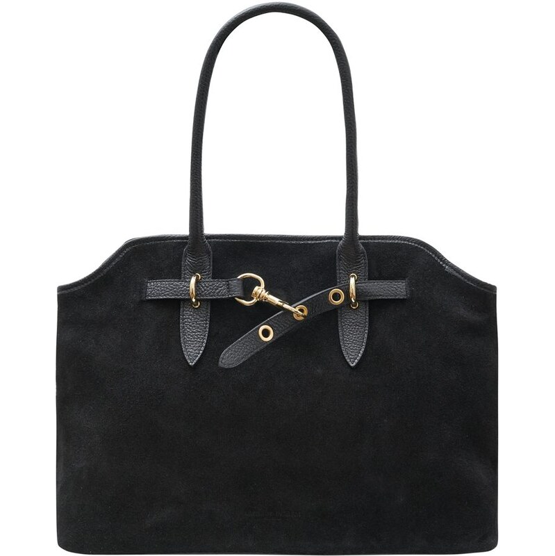 Glamorous by GLAM Kabelka z broušené kůže přes rameno černá 66397765