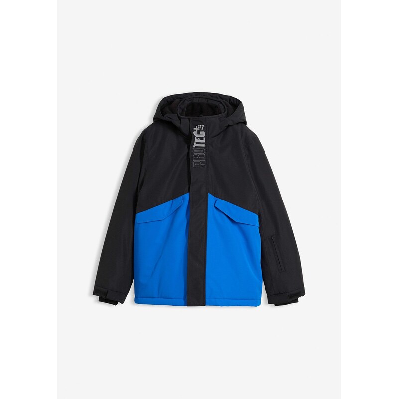 bonprix Lyžiarska bunda, nepremokavá, s teplou podšívkou, farba čierna 66398243