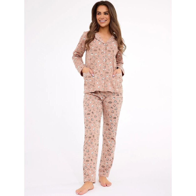 Dámske pyžamo Cornette 482/434 Smile 3XL-5XL 66398405