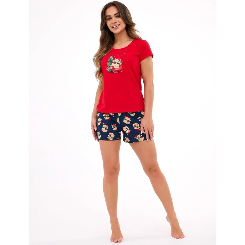 Dámske vianočné pyžamo Cornette 628/432 Teddy 4XL 67258124