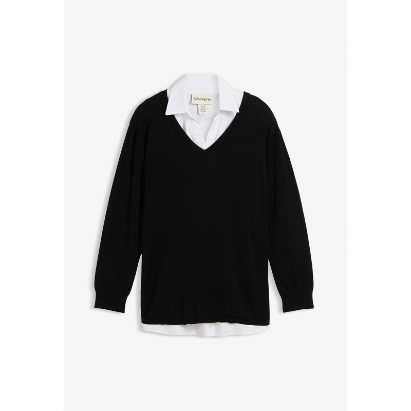 bonprix Materská súprava na dojčenie, pulóver, blúzka bez rukávov z 66399541