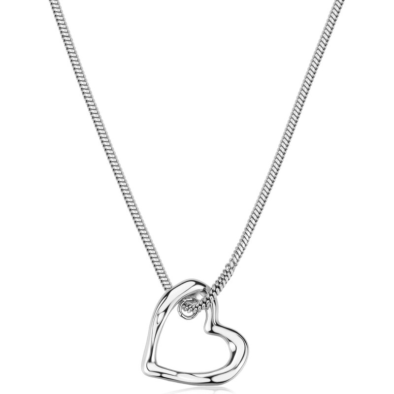 SAgapõ Elegantný náhrdelník so srdiečkom Emotion SMO03 66585433