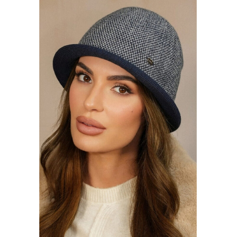 Kamea Tmavomodrý elegantný dámsky klobúk na zimu Zelda, Farba 66399651