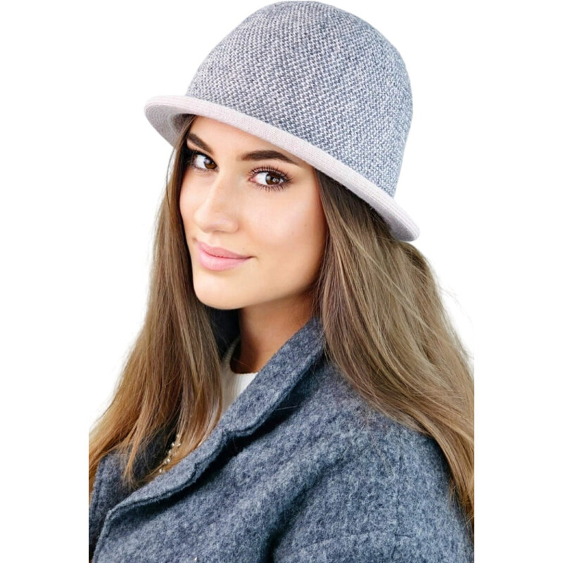 Kamea Ružový elegantný dámsky klobúk na zimu Zelda, Farba ružová 66399657