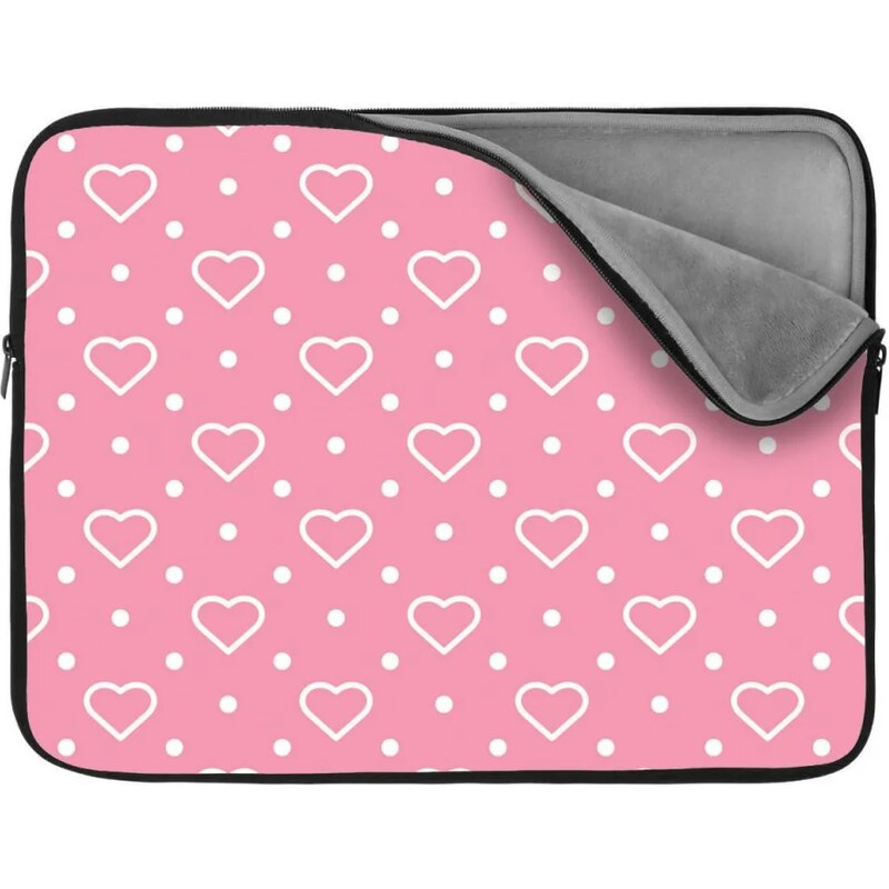 Sablio Obal na notebook Srdce a bodky 65426909